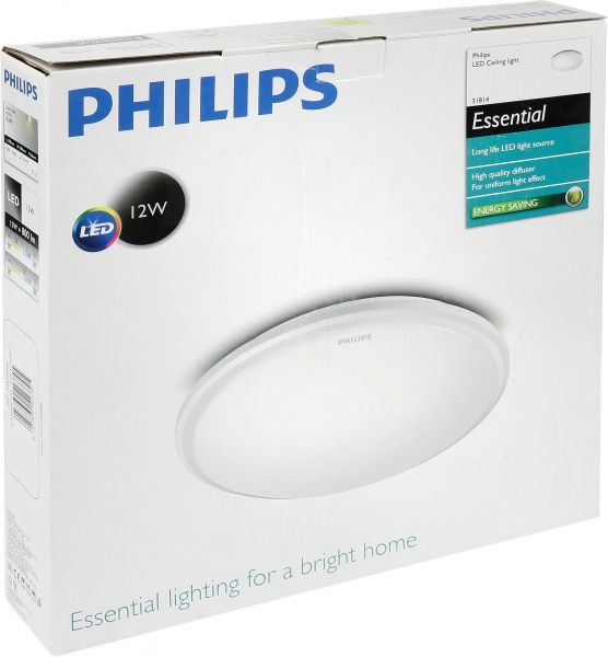 Светильник потолочный Philips 31814 LED 12 Вт белый 2700 К 915004487201 