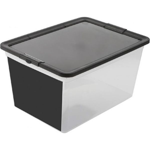 Контейнер BranQ X-Box 485x360x250 мм прозорий/чорний