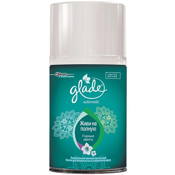 Сменный баллон Glade Горные цветы 269 мл