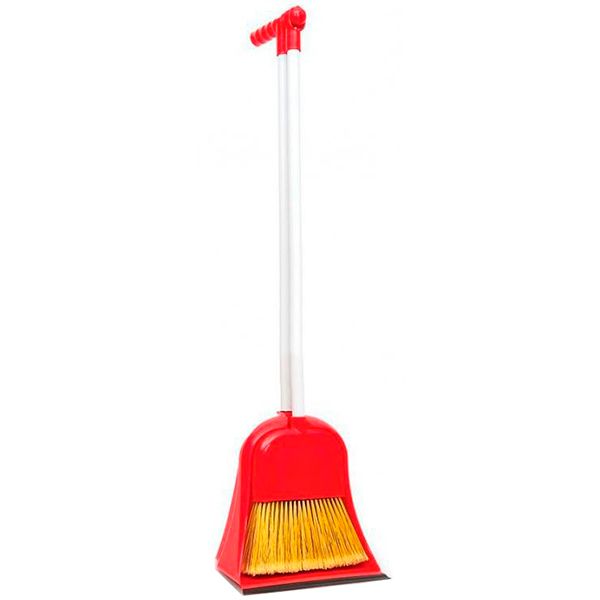 Совок + щетка Гривня Петрівна с длинной ручкой F077 