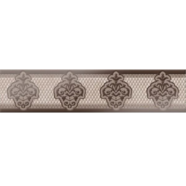 Бордюр Golden Tile Арізона Б37311 коричневий 250x60 мм