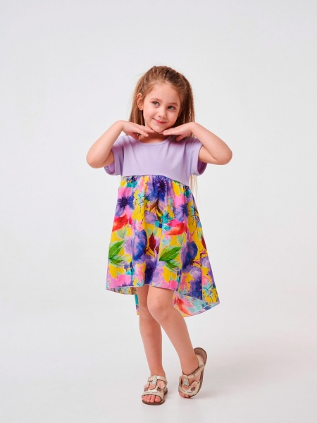 Платье Smil 120349 р.110 фиолетовый 