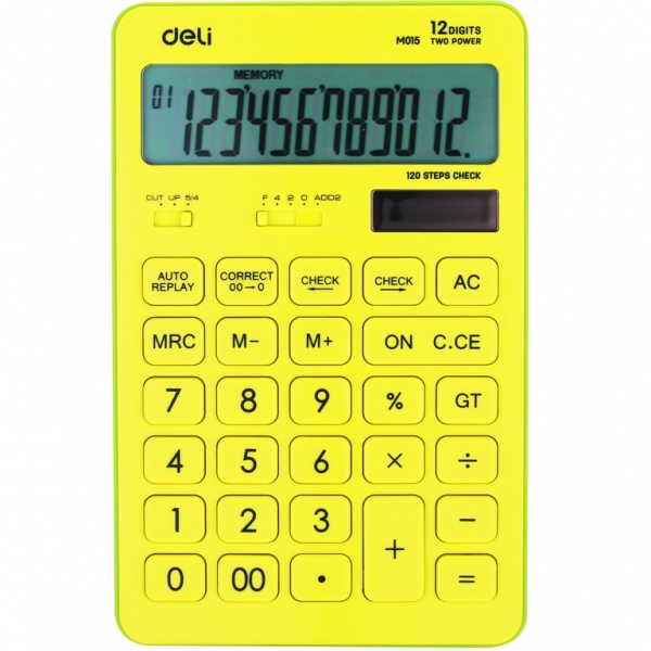 Калькулятор EM01551 зелений Deli