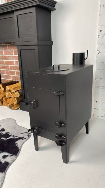 Печь-буржуйка Metalzavod BP-50V с варочной поверхностью