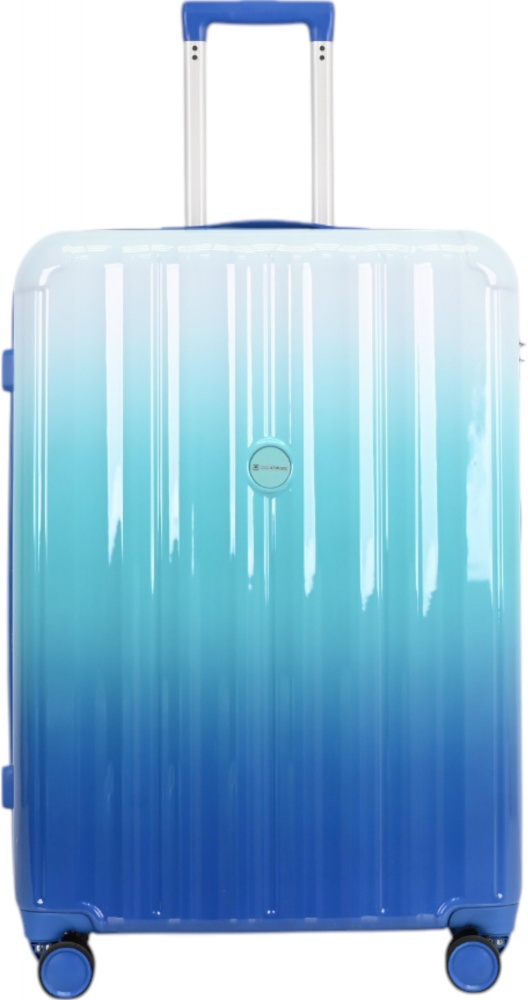 Чемодан Compass MS-2693 90 л синий с голубым 53x29x75 см L