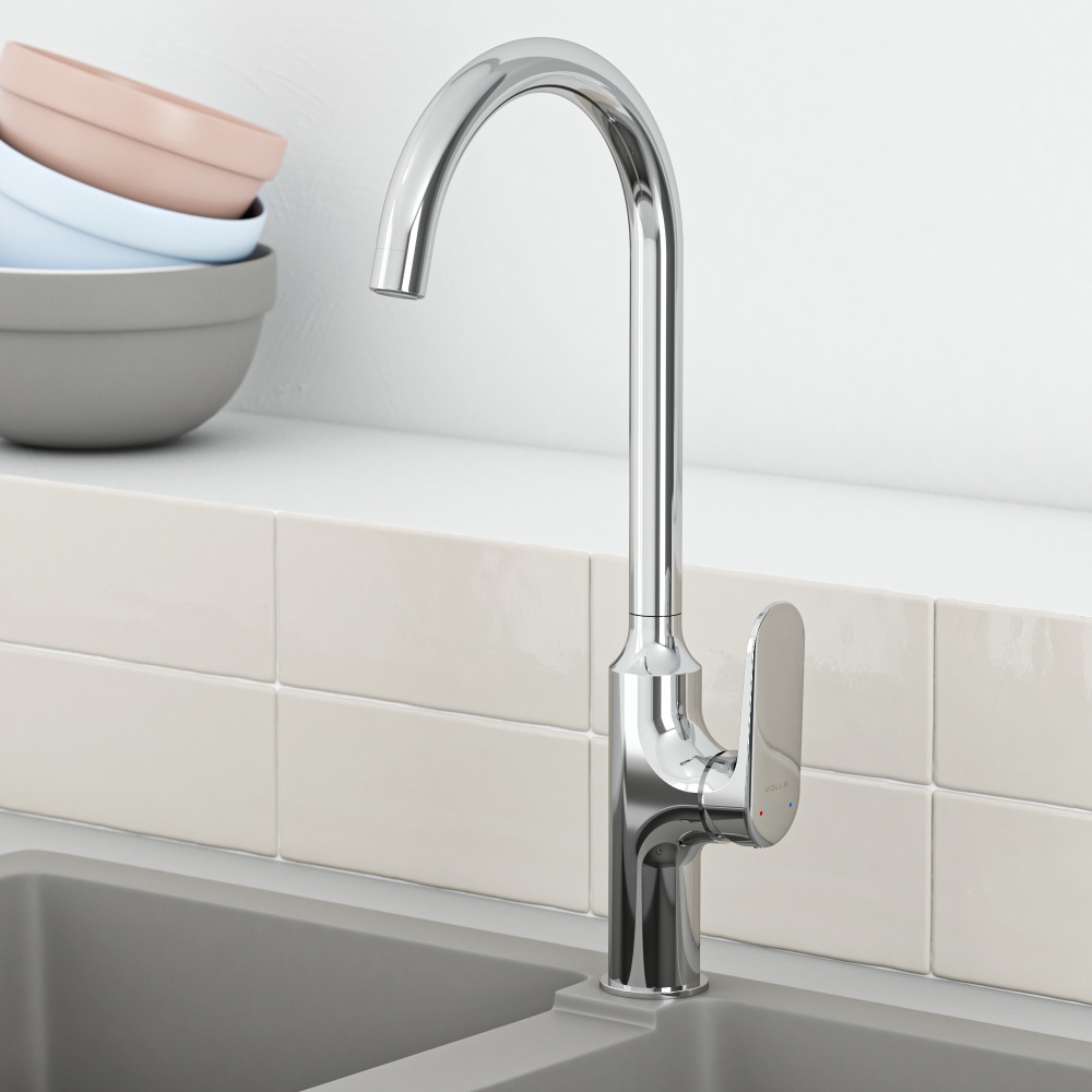 Смеситель для кухни VOLLE FRANCO 1541.110101, cromo