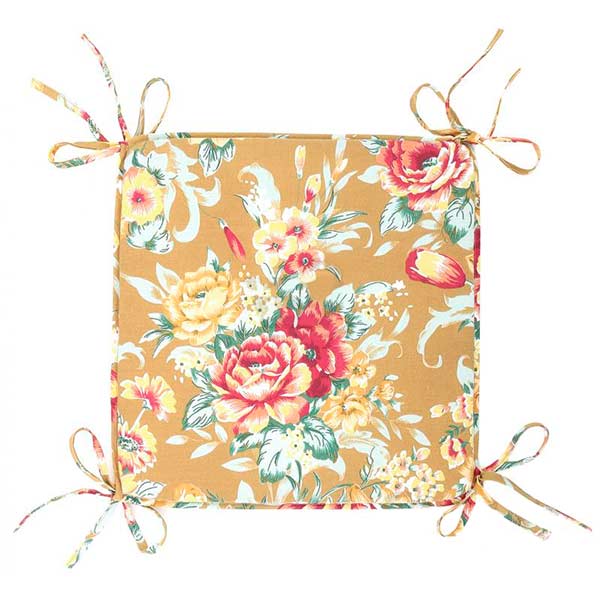 Подушка на стул Simple flowers 35x35x2