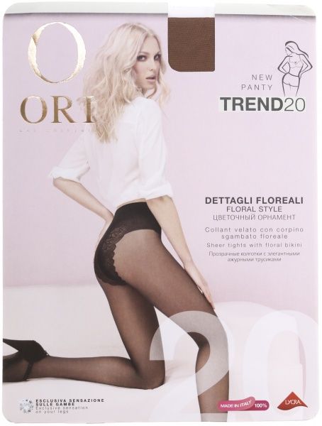 Колготки женские ORI Trend 20 Den Cognac р. 4 коричневый 1 пар 