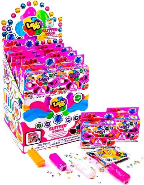 Тесто для лепки Ассорти 4 цвета 41029