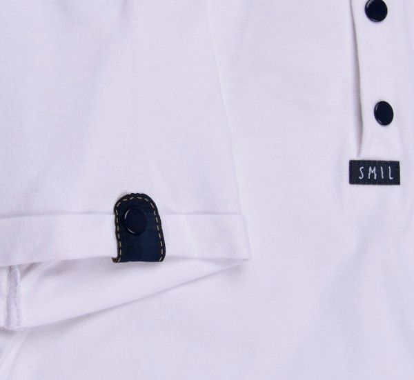 Футболка для хлопчика Smil 110586-1 р.146 білий 