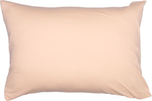 Набор наволочек трикотажных 2 шт. 50x70 см персиковый Home Line 