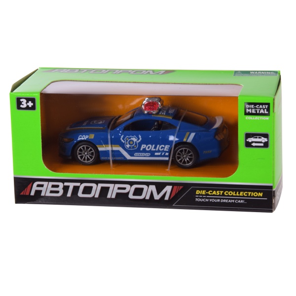Автомодель Автопром 1:32 Поліція (асортимент) A3623
