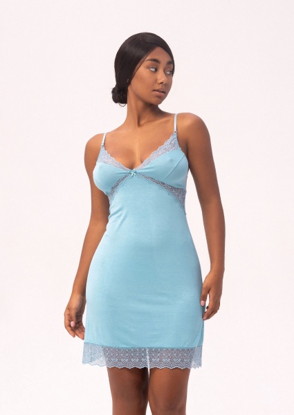 Ночная рубашка Roksana Josephine №1337/60415 р.XXL голубой