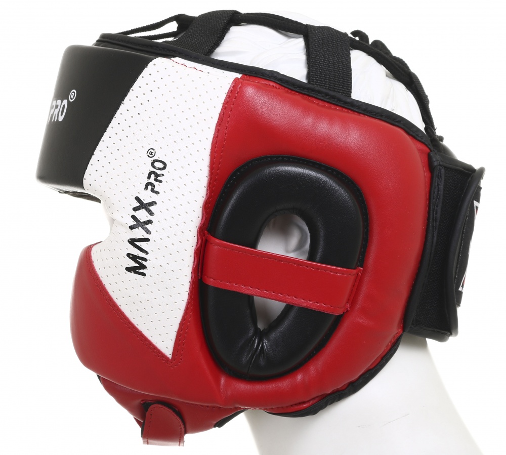Шлем боксерский MaxxPro р. M AHG-626 Red vynil M красный