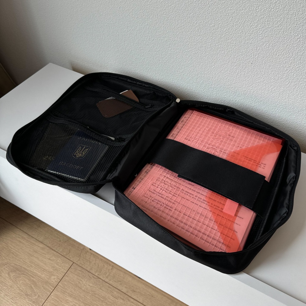 Organize Органайзер для документів А4 чорний