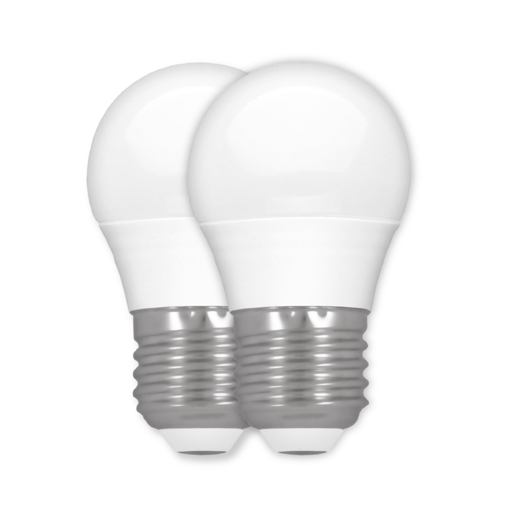 Лампа світлодіодна ULLATUS 640 Lm 2 шт./уп. 8 Вт G45 E27 220 В 4500 К