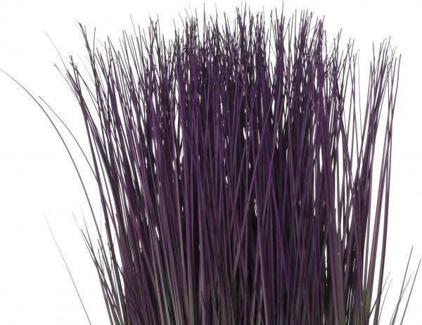 Рослина штучна в горщику Міскантус 46 см фіолетово-зелений
