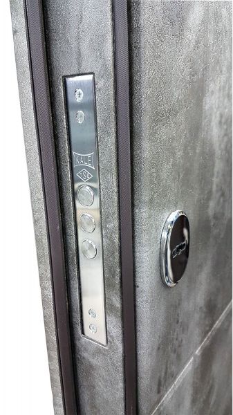 Двері вхідні Булат Максимум 166 сланець темний 2050x950мм ліві