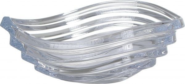 Ваза стеклянная прозрачная Wave Bowl 30,5 см 6KE79/0/99U29/305 BB Bohemia