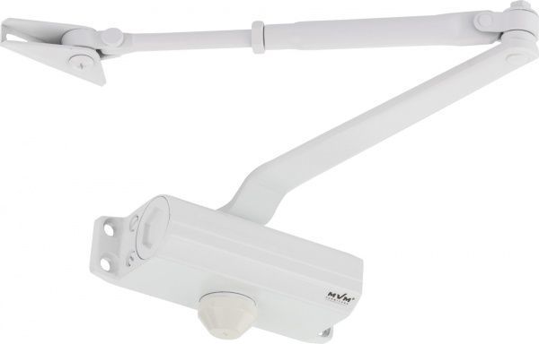 Доводчик дверной MVM DC1-223-IV W белый 85 кг