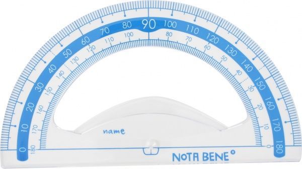 Набор для черчения прозрачный 20 см Nota Bene