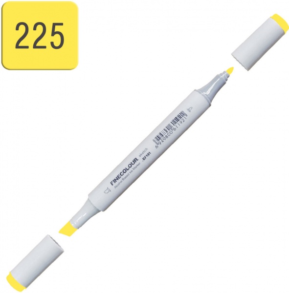 Маркер спиртовой FINECOLOUR Junior EF101-225 кислотный желтый 