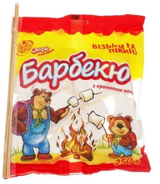 Зефір Лісова Казка жувальний з ароматом ванілі Барбекю Confectum