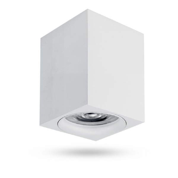 Светильник точечный LightMaster квадрат 35 Вт GU10 белый MLT107 білий