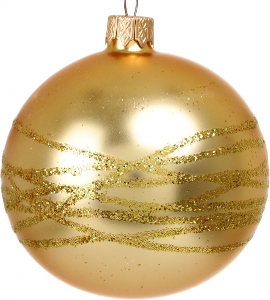 Шар новогодний орнамент d 80 мм в ассортименте .0182