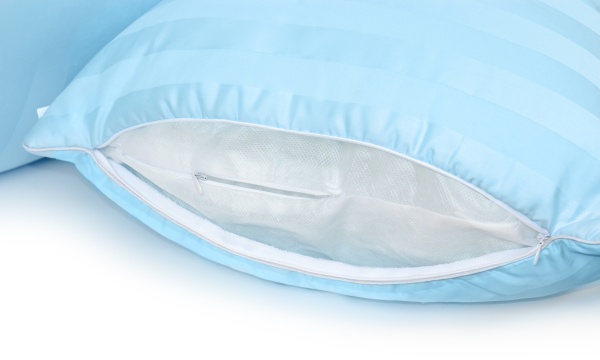 Подушка хлопковая 1292 Valentino Hand Made мягкая 50х70 см (2200001538078) MirSon 50x70 голубой