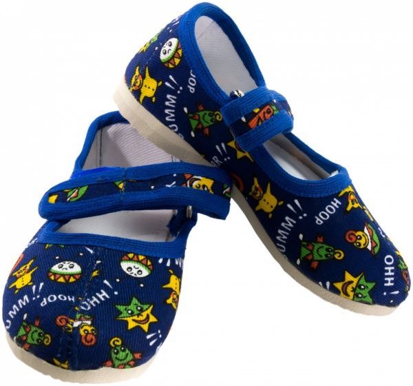 Капці для хлопчиків Экотапок Ремінець сині 1035 р.31