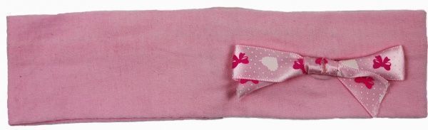 Повязка Danaya с бантиком розовый B19-130/9 