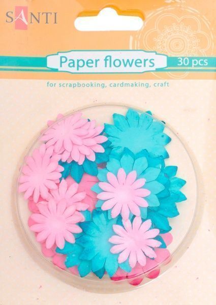 Набор декоративный Пастельные цвета 30 шт. Santi 