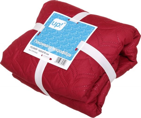 Покривало Ultrasound 160x210 см UP! (Underprice) бордовий/айворі 