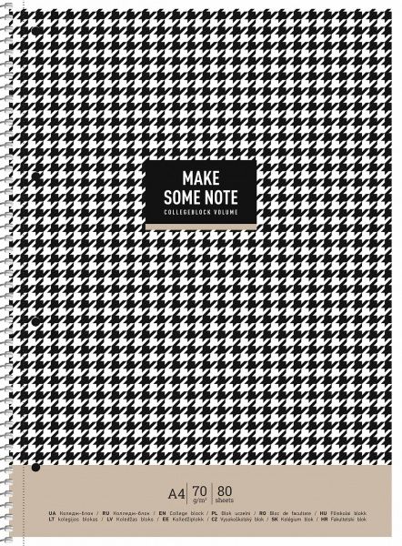 Блокнот А4 80 листов клетка A4-080-6505K Школярик