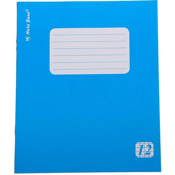 Тетрадь школьная эконом 12 листов в клетку Nota Bene