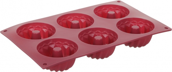 Форма для кексов Magic Ring с втулкой 32х18х2 см бордо Flamberg Smart Kitchen