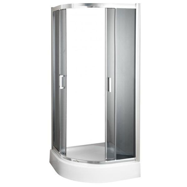 Душевая кабина ScandiSPA Fortuna 90x90 M720-G профиль хром, стекло серое