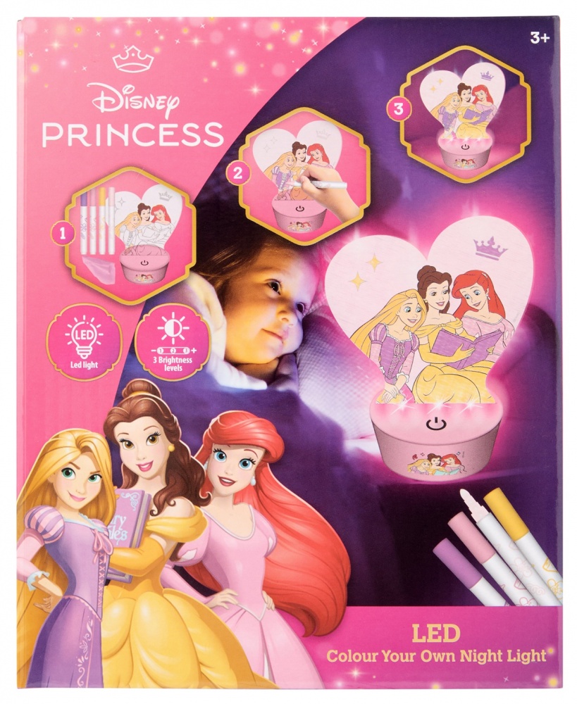 Набір для творчості Disney LED нічник Princess DP60198