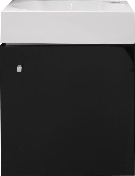 Тумба подвесная Сансервіс черная под умывальник Obi 45