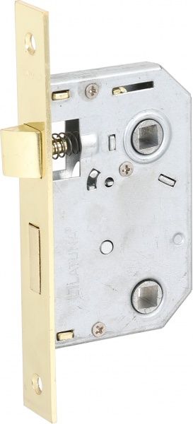 Замок врезной с ручками Kumru PB/BN WC 62 мм латунь