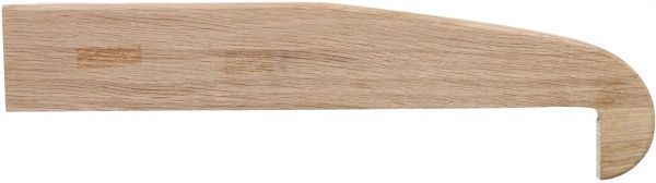 Плинтус для лестницы дуб правый 320x20x90 мм