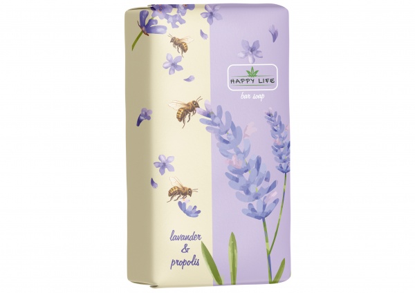 Мыло Happy life Лаванда и прополис 180 г