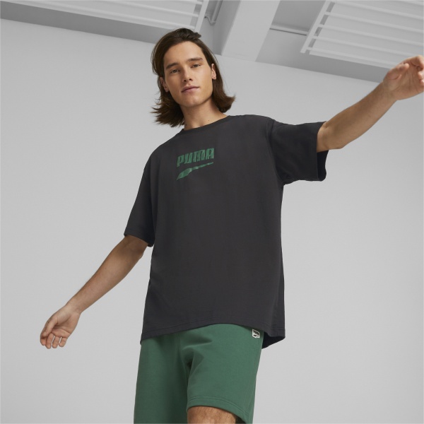 Футболка Puma DOWNTOWN LOGO GRAPHIC TEE 53824301 р.L чорний