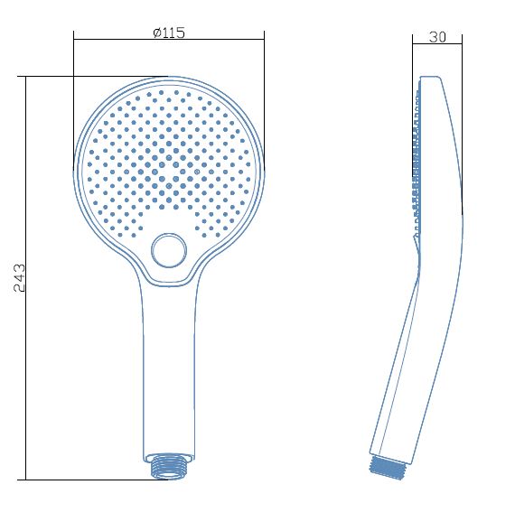 Лейка для душа Mixxen Sparta MXHA0629 