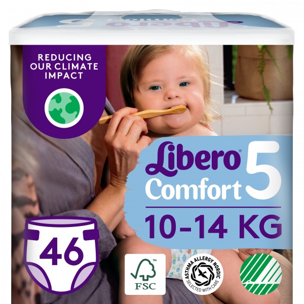 Подгузники Libero Comfort 5 10-14 кг 46 шт.