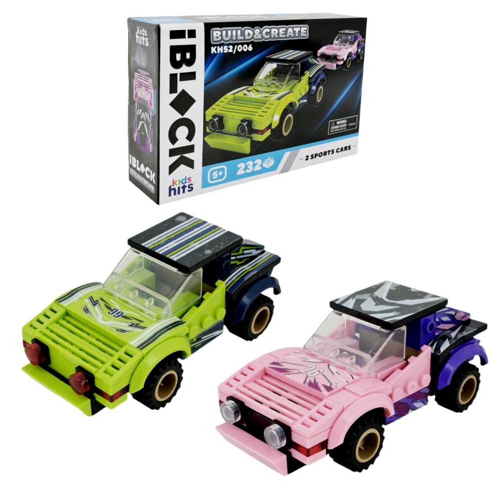 Конструктор Iblock Kids hits JUNIOR Мегакари KH52/006