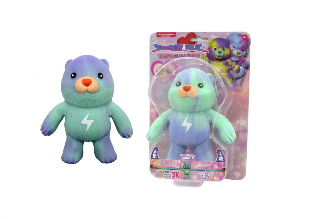 Игрушка-тянучка STRETCHAPALZ серия TIE DYE BEARS Тай-Дай Беас 14 см 988420