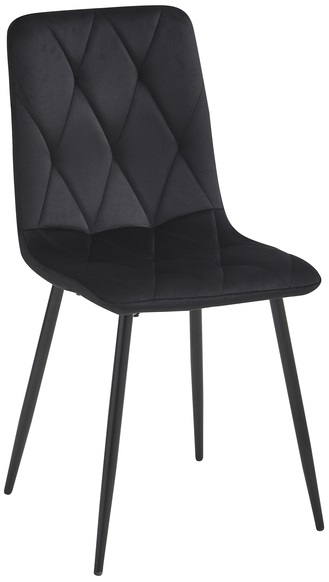 Стілець Fly FS2 Black-50 чорний / чорний — фото 1