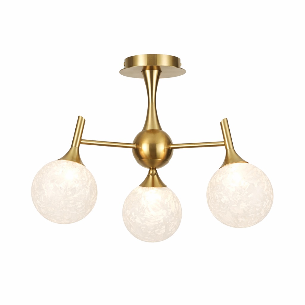 Люстра стельова Sensio 3x5 Вт G9 золотий HU-C-074678-3A — фото 1
